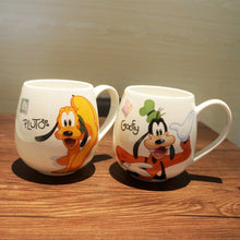 Load image into Gallery viewer, 2pcs/Lot Cartoon Couples Mug Mickey Minnie Ceramic Cups Milk 320ml Creative Coffee Mugs Cute Breakfast Cup Birthday Xmas Gift
