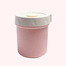 Load image into Gallery viewer, 400ML Wheat Straw Soup Cup Breakfast Porridge Lunch Box Microwaveable Leak-proof Sealed Plastic Pot with Lid Food Holder
