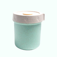 Load image into Gallery viewer, 400ML Wheat Straw Soup Cup Breakfast Porridge Lunch Box Microwaveable Leak-proof Sealed Plastic Pot with Lid Food Holder

