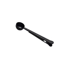 Load image into Gallery viewer, 1PC Durable Stainless Steel Spoon With Bag Clip Ground Tea Coffee Scoop Portable Bag Seal Clip Powder Kitchen Measuring Tools
