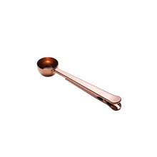 Load image into Gallery viewer, 1PC Durable Stainless Steel Spoon With Bag Clip Ground Tea Coffee Scoop Portable Bag Seal Clip Powder Kitchen Measuring Tools
