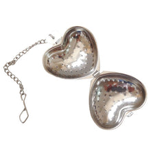 Load image into Gallery viewer, Teapot Shape Loose Tea Infuser Stainless Steel Leaf Tea Maker Strainer with Chain Drip Tray Herbal Spice Filter
